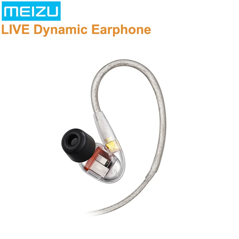 

Original MEIZU LIVE Earphones Quad High-Definition Micro Driver Wired 97dB Stereo Running Gaming Sports Earphone With Microphone