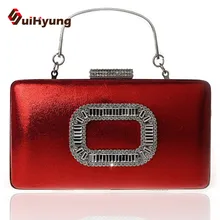 Neue frauen-Tag Erfasst Mode Diamant Abendtasche Tote Hochzeitsbankett Partei Handtasche Braut Lange Kette Umhängetasche