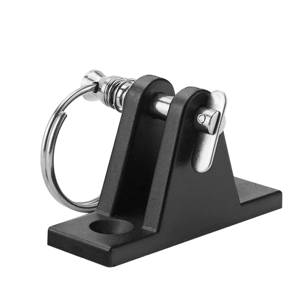 Good! Nylon Deck Hinge Boat Bimini Top Fitting Pin  Boat Hardware 62x21mm Black