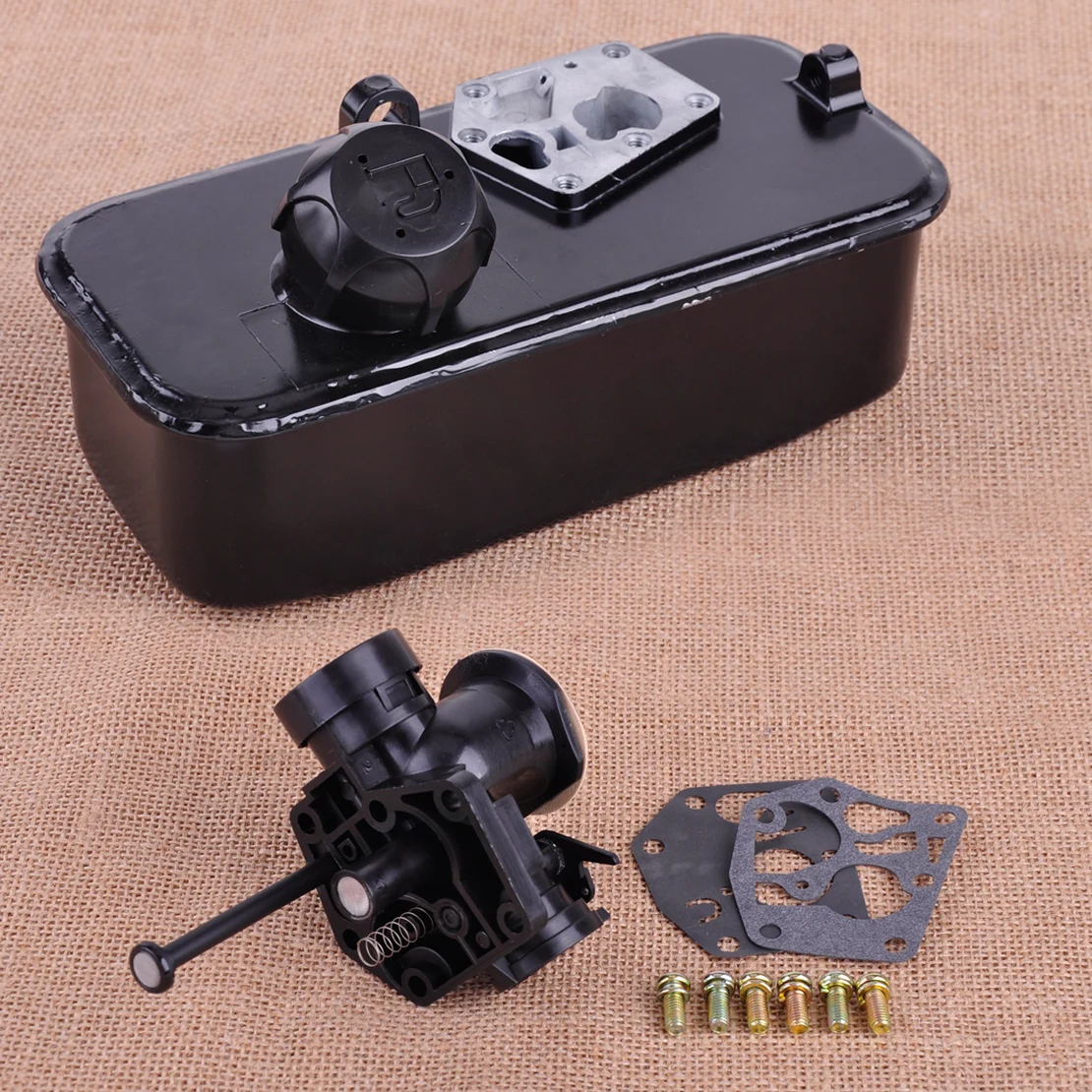 LETAOSK New Mower Fuel Gas Tank Carburetor Assembly fit for Briggs