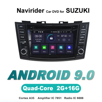 

Navirider OS 9.0 Car Android Player for SUZUKI SWIFT Ertiga stereo radio gps navigation bluetooth TDA7851 Amplifier sound System