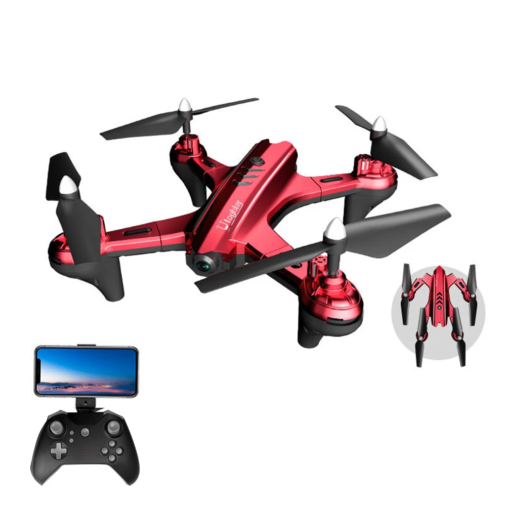 

Utoghter RC Drone U9 WIFI FPV 720P Dron with Camera Headless Mode Altitude Hold Foldable RC Kids Toys Christmas Gifts