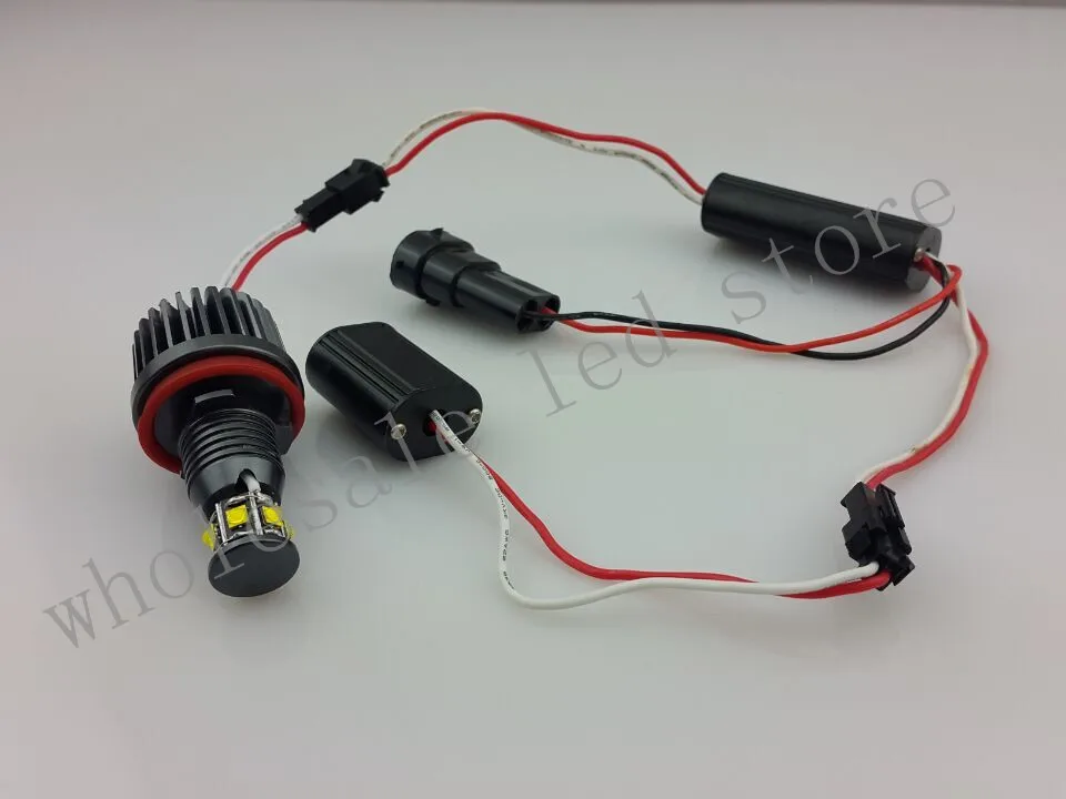 

2Pcs 40W H8 LED Cree HID Bulb 6000k Angel Eyes light For BMW E60 E61 E63 E64 E70 X5 E71 X6 E82 E87 E89 Z4 E90 E91 E92 M3 E93