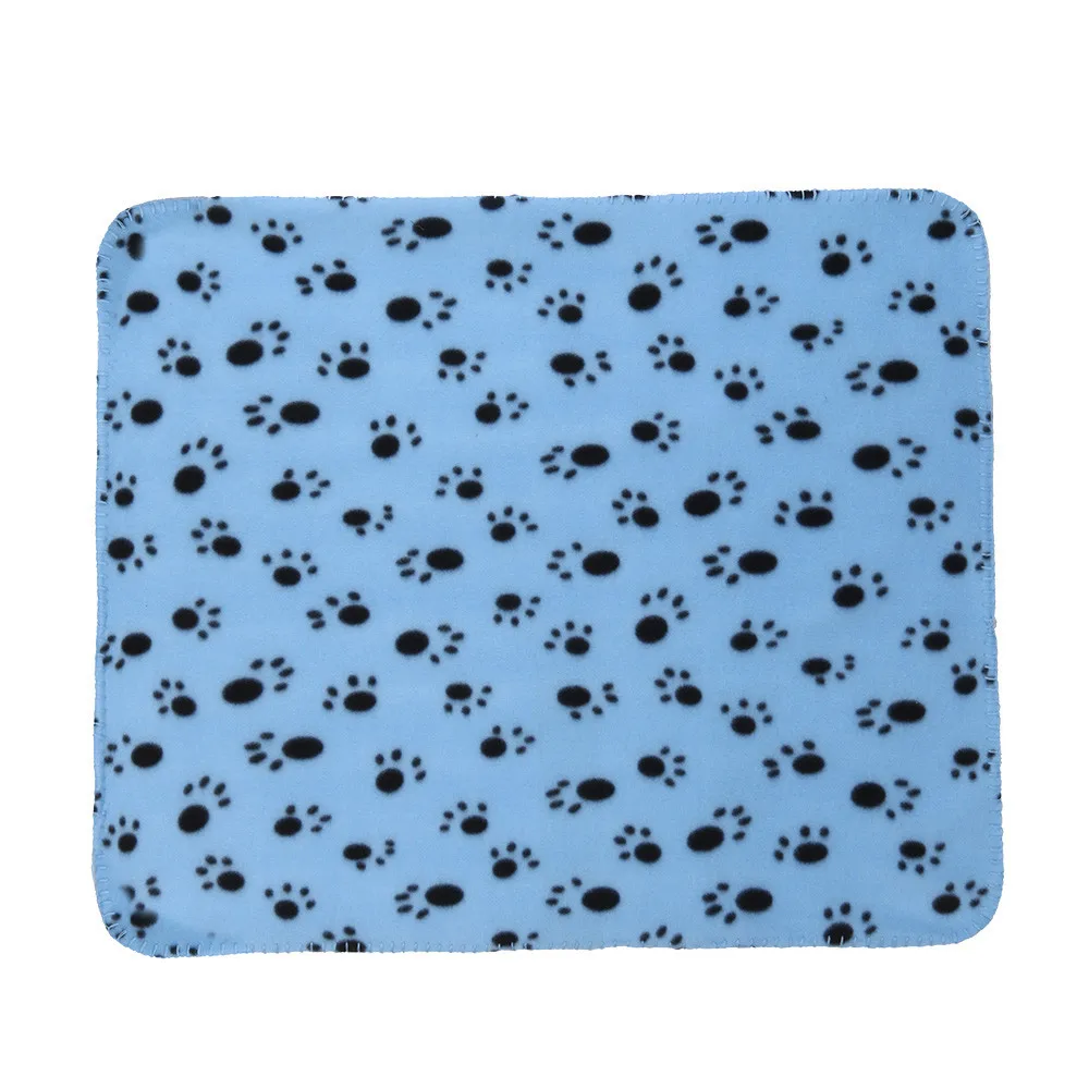 

Pet Dog Cat Bed Dog Cat FootprintPrint Rest Blanket Breathable Pet Cushion Soft Warm Sleep Mat