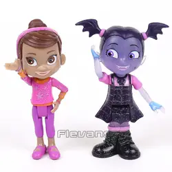 Junior Vampirina вамп PVC Фигурки игрушки для Штаны для девочек с рождественским изображением подарок 8 см 2 шт./компл