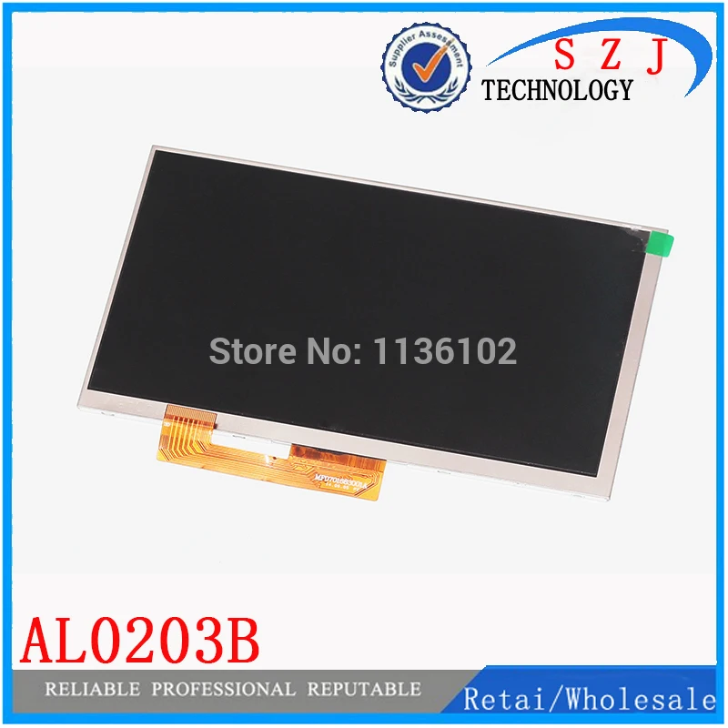 Новый 7-дюймовый ЖК-дисплей Матрица планшет AL0203B 01 FY07021DH26A29-1-FPC1-A ЖК-экран панель