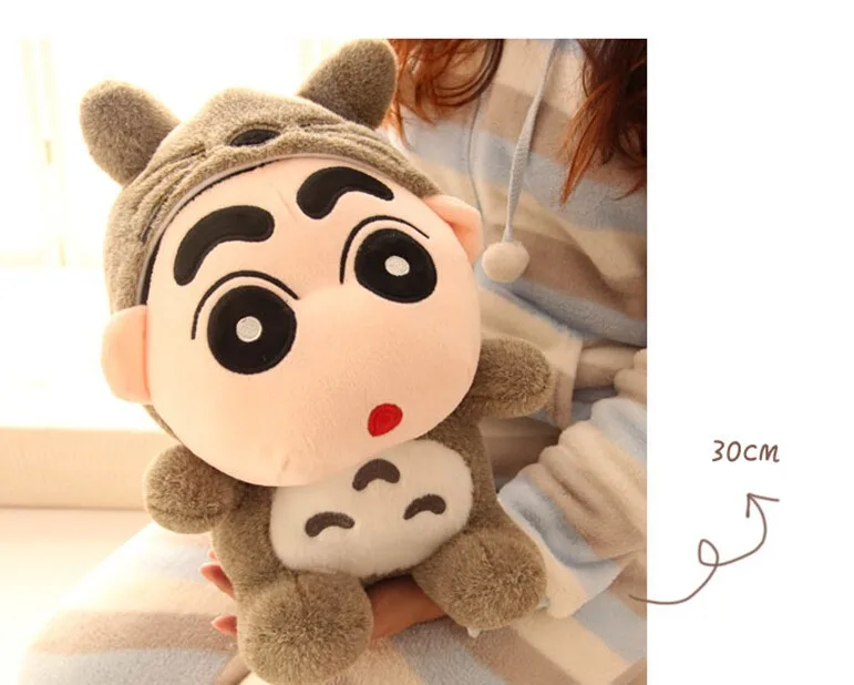 Geschenk Fur Baby 1 Stuck 30 Cm Kleine Crayon Shin Chan Werden Totoro Bett Befrieden Plusch Halten Puppe Neuheit Kinder Madchen Geburtstag Stofftier Gifts And Toys Toy Kitchenwaretoy Gift Aliexpress