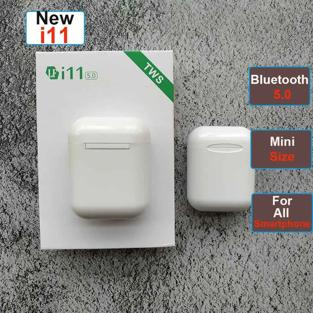 

New i11 i7s TWS Wireless Bluetooth earphone Stereo earbuds PK i9s i10 i12 i20 i14 tws earbuds for iphone xiaomi huawei earphone