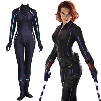 

Avengers Endgame Black Widow Women Halloween Cosplay Costume Natasha Romanoff costume Black Widow Zentai Bodysuit Jumpsuit