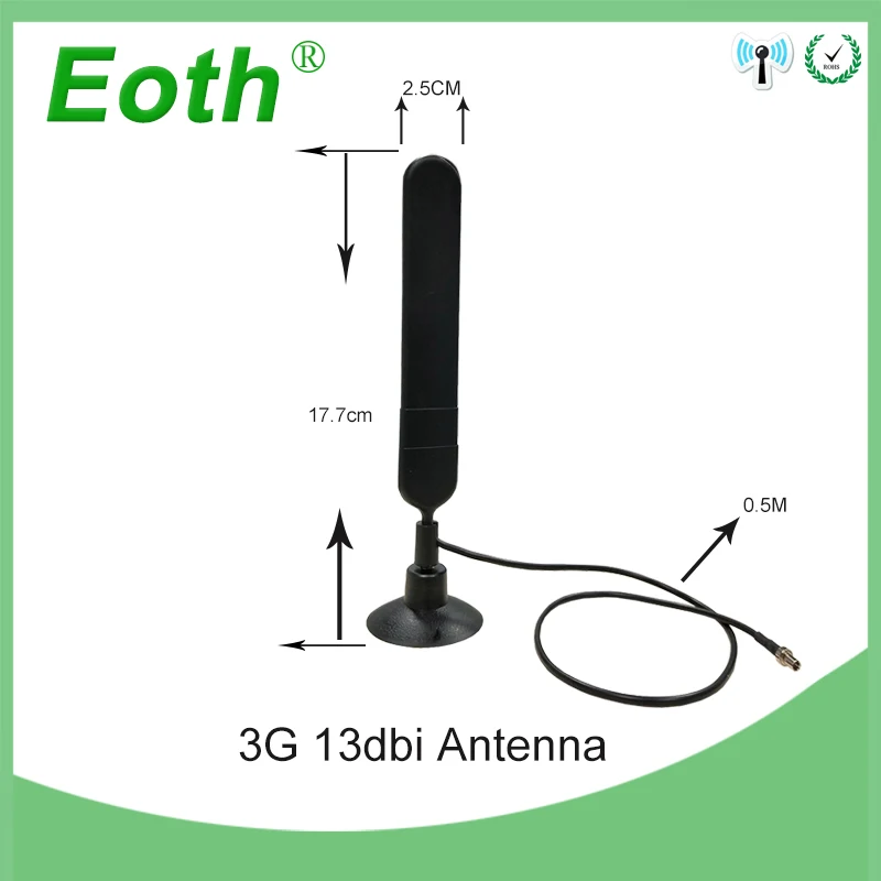 5 шт. Eoth 4G LTE антенна 3G TS9 13dbi Роутер модемная с кабелем 0 м для модема Huawei модем Mifi