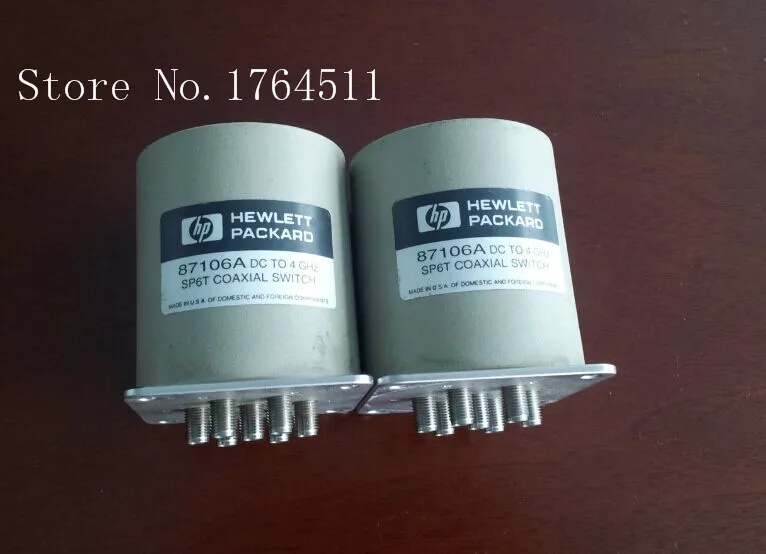 

[BELLA] 87106A ORIGINAL Agilent DC-4GHZ SMA RF coaxial single pole six throw -
