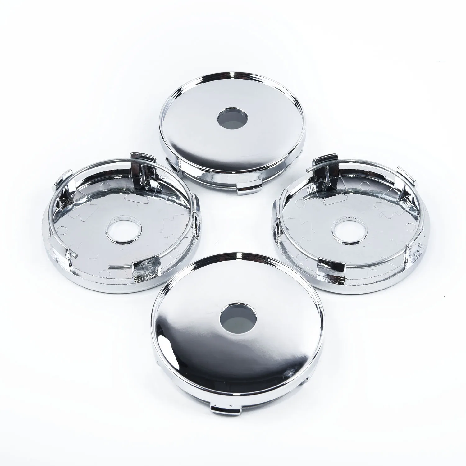 

4pcs/set Universal 60mm Car Truck Vehicle Wheel Center Hub Cap Cover Silver 2019