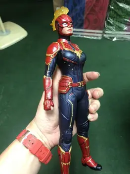 

Crazy Toys 1/6 Marvel Movie Captain Marvel Carol Danvers 30cm PVC Action Figure Collection Model Toy With Original Box