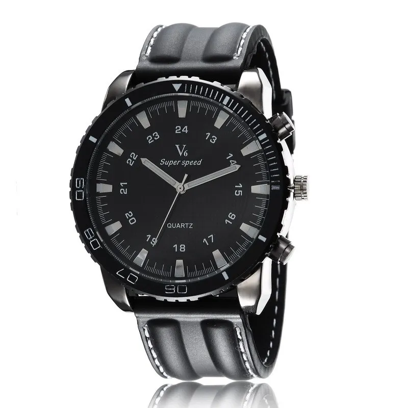 2017 NEW V6 Casual mens watches brand luxury Silicone Men Military Wrist Watch Fashion Men Sports Quartz Watch Relogio Masculino loreo casual mens watches brand luxury leather men military wrist watch fashion men sports quartz watch relogio masculino m32