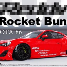 1/24 модель автомобиля Toyota 86 ракета кролик ENKI C 05093