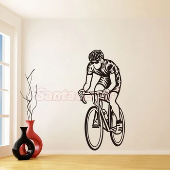 

Wall Sticker Cycling Sprint Vinyl Wall Decor Living Room Wall Art Decal Kids Room Home Decor Poster Gym Office House Decoration