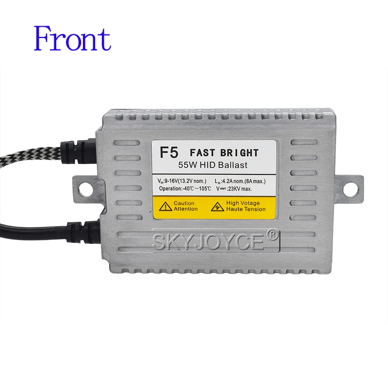 SKYJOYCE AC 55W F5 Fast Bright Ballast HID Kit Xenon H1 H3 HB3 HB4 9012 D2H 5500K HID Bulb Car Light H7 H11 HID Conversion Kit (9)