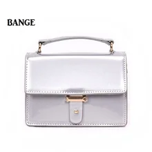 BANGE Женская Мини однотонная сумка-мессенджер плиссированная нагрудная сумка на плечо Женская лакированная кожа Bolsos Mujer Mochila Feminina sac основной