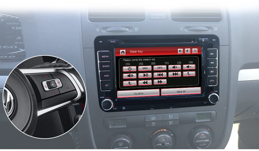 Discount AWESAFE 2 Din 7 Inch Car DVD Radio Player For Seat/Altea/Leon/Ibiza/Altea XL/VW/PASSAT B6/Skoda In dash GPS Navigator Car Radio 12