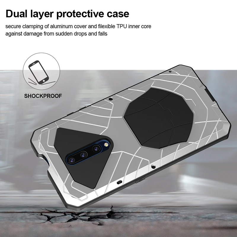Для Oneplus7 Pro Чехол для телефона сверхпрочная защита Броня металлический чехол анти-осень алюминий полный защитный кожух