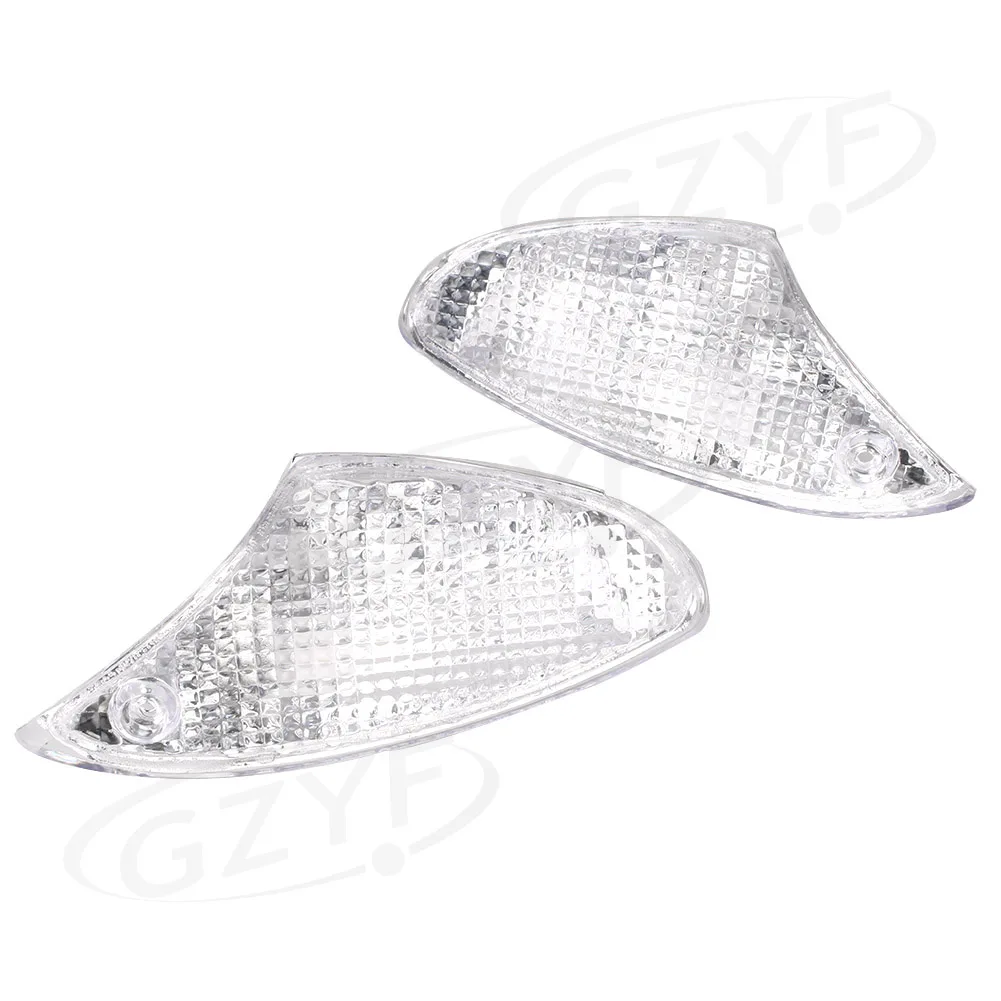 Clear Front Turn Signals Light Lamp Indicator Blinkers Lens Covers