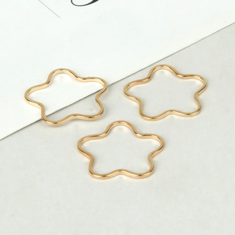 

New Style 20pcs/lot Copper 5 Different Shape Charm Pendant For DIY Earring Jewelry Making Fashion Jewelry Findings