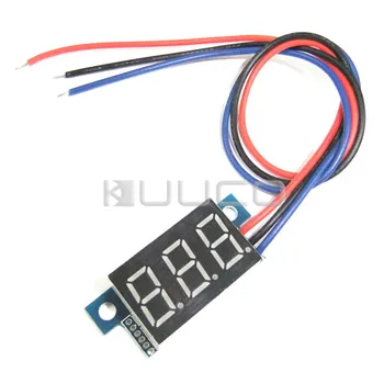

DC Volt Meter DC 0.00V~30.0V Voltmeter Yellow Led display Digital Meter/Panel Meter DC 12V 24V Voltage Meter/Monitor/Tester