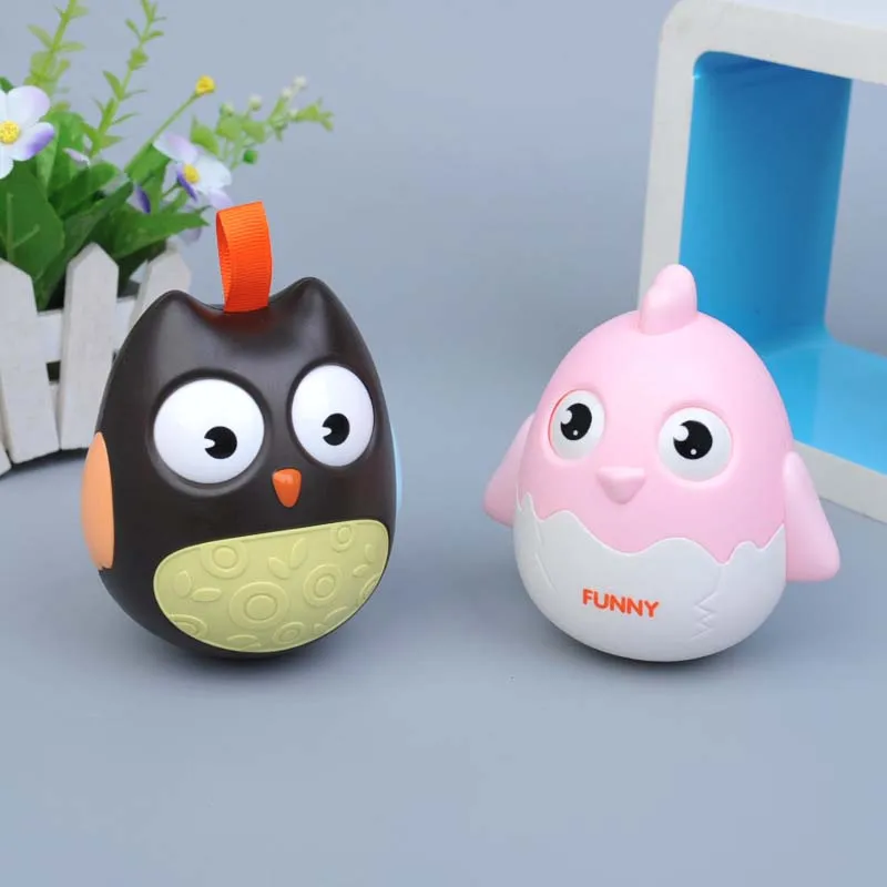 Забавная игрушка для домашних животных, издает звуки с милым цыпленком Сова Форма Щенок Детские игрушки Интересные двигающиеся глаза играть игрушка для детей Малый товары для животных, собак