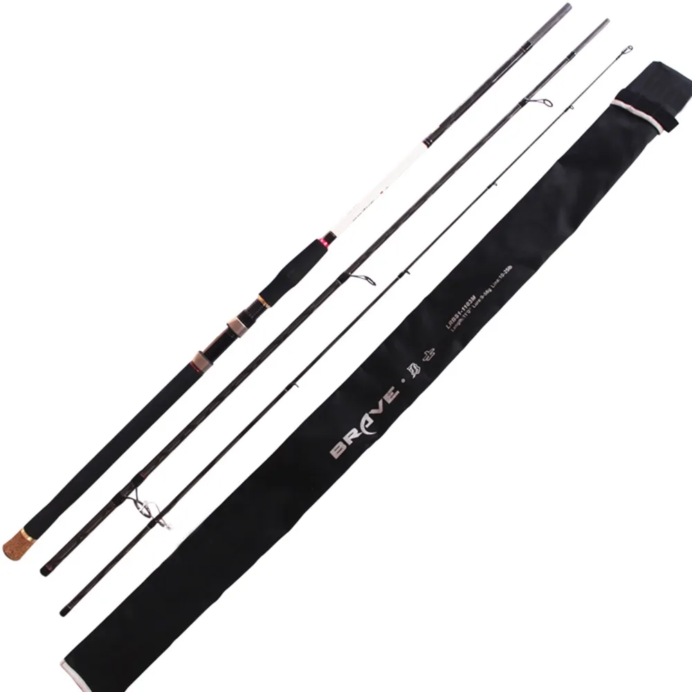 2016 Brave sea Fishing Rod Sea Bass Spinning Fsihing Rod 2.44m/ 2.74m/3.05m / 3.35m /M Lure Rod