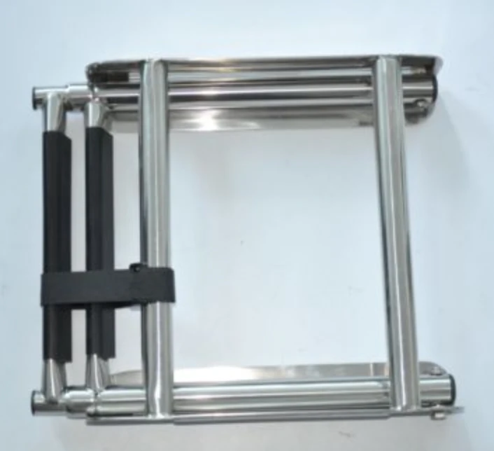 

2-Step Under Platform Boat Boarding Stainless Steel Telescoping Ladder