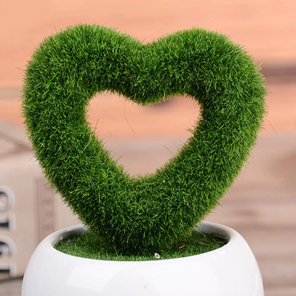 Искусственный травяной Сердце Звезда шар Свадебный домашний растительный Декор Орнамент сделай сам