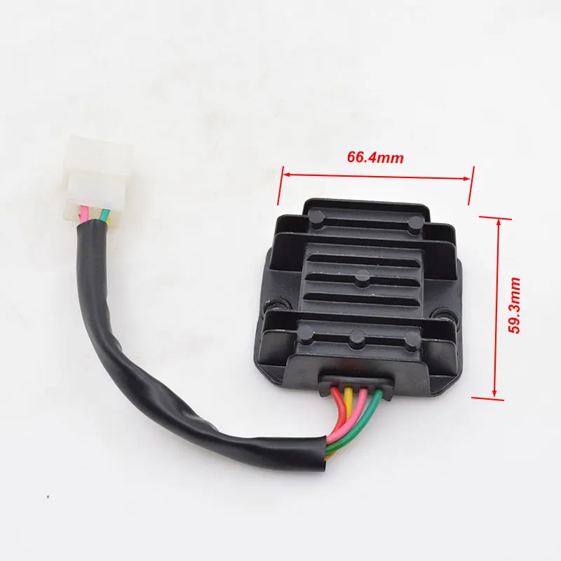 

For GY6-125 GY6-150 GY6 125cc 150cc 152QMI 157QMJ Motorcycle 4 Wire Voltage Regulator Rectifier Moped Scooter ATV TaoTao