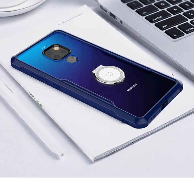 Xundd For Huawei Mate 20 Pro Case Cover Magnetic Car Stand Ring Holder Soft TPU Back Mate20 | Мобильные телефоны и