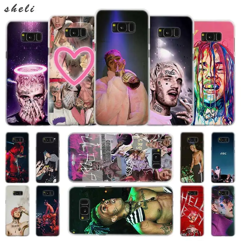 

XxxTentacion Lil Peep Transparent Note 10 9 pro hard Case Cover for Samsung Galaxy S4 S5 S6 S7 S8 S9 Plus Edge Mini s10 lite
