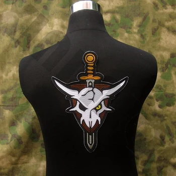 

Embroidery Macross Skull Team VF-1 Big Back Of The Body patch B3173