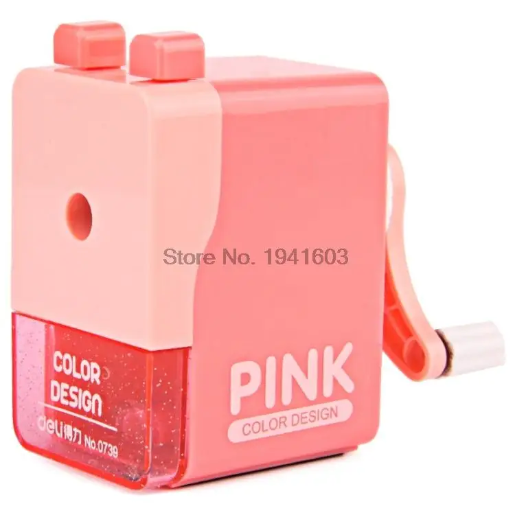 2017 One Piece Deli 0739 Double Button Sharpener Hand Machine Pencil Sharpener For Home Office School Stationery Supplies one piece machine xp3 16rt 12