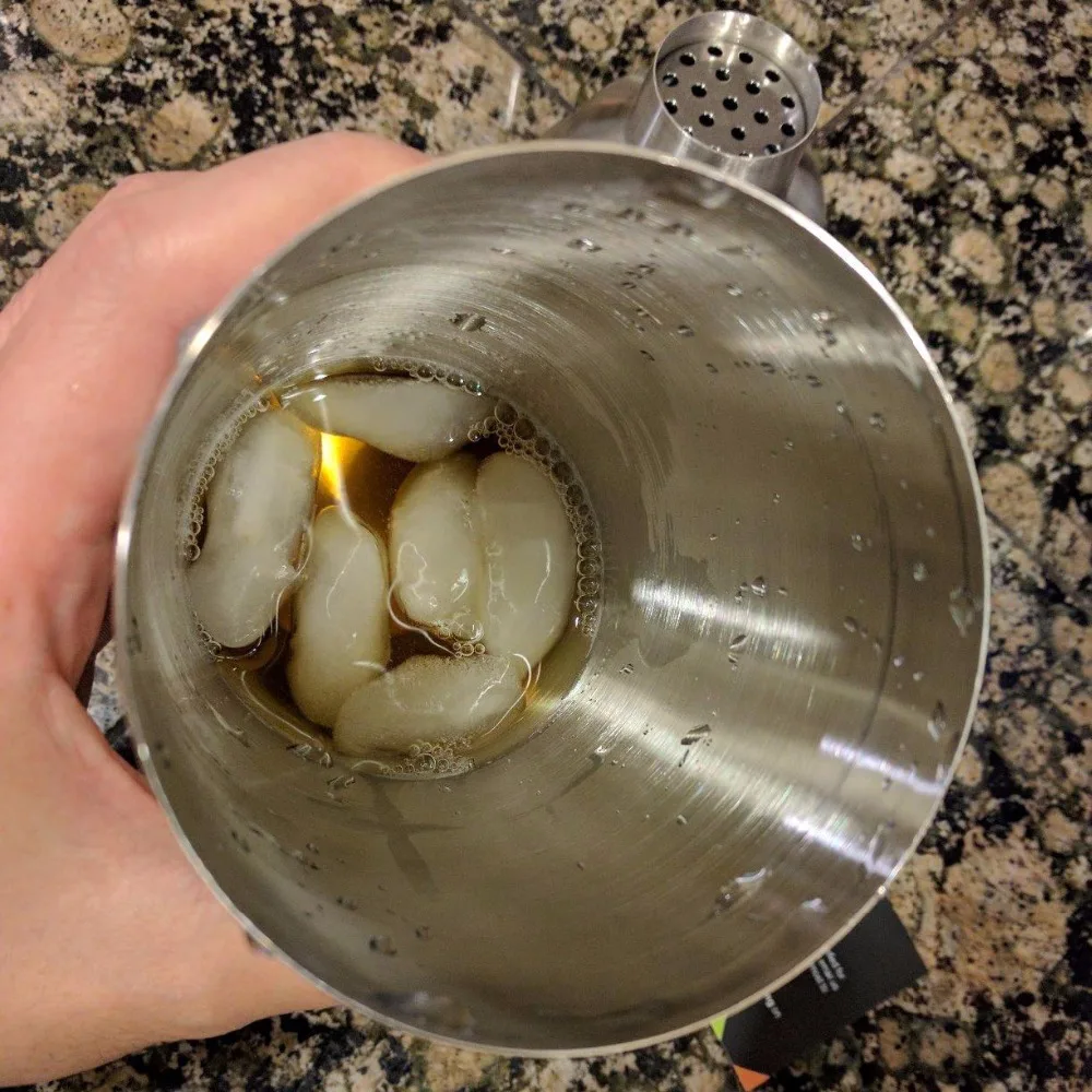 Шейкер коктейльный UPORS из нержавеющей стали 550/750 мл|boston shaker|cocktail shakercocktail shaker mixer |