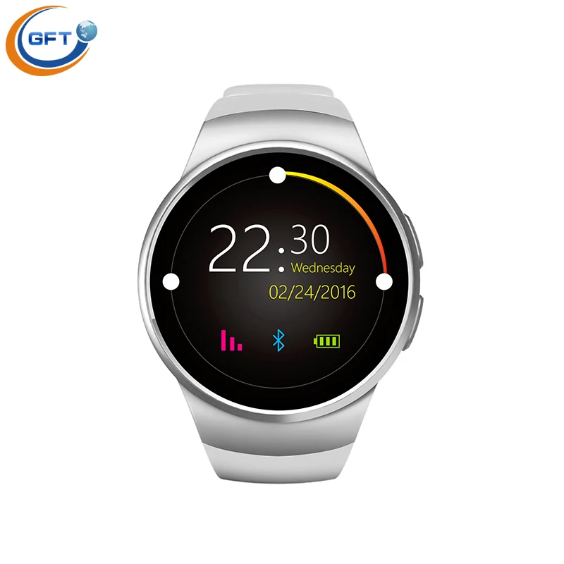 GFT KW18 Smart Watch 1 3 Inch IPS Round Screen Support Heart Rate Monitor Bluetooth font
