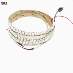 1 метр DC5V WS2812B 144 светодиодный s/M черный/белый PCB WS2811 IC цифровой RGB автономные адресные провода 144 шт пикселей светодиодная полосы