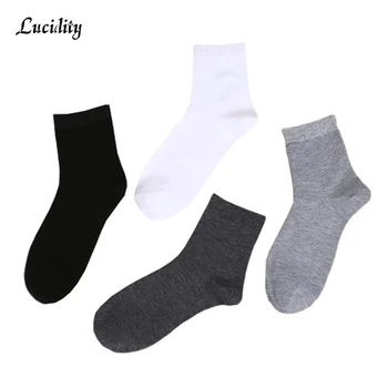 

Spring Summer In The Tube Socks Male Mesh Cotton Casual Solid Color Breathable Socks Business Man 4pairs/lot=8pieces