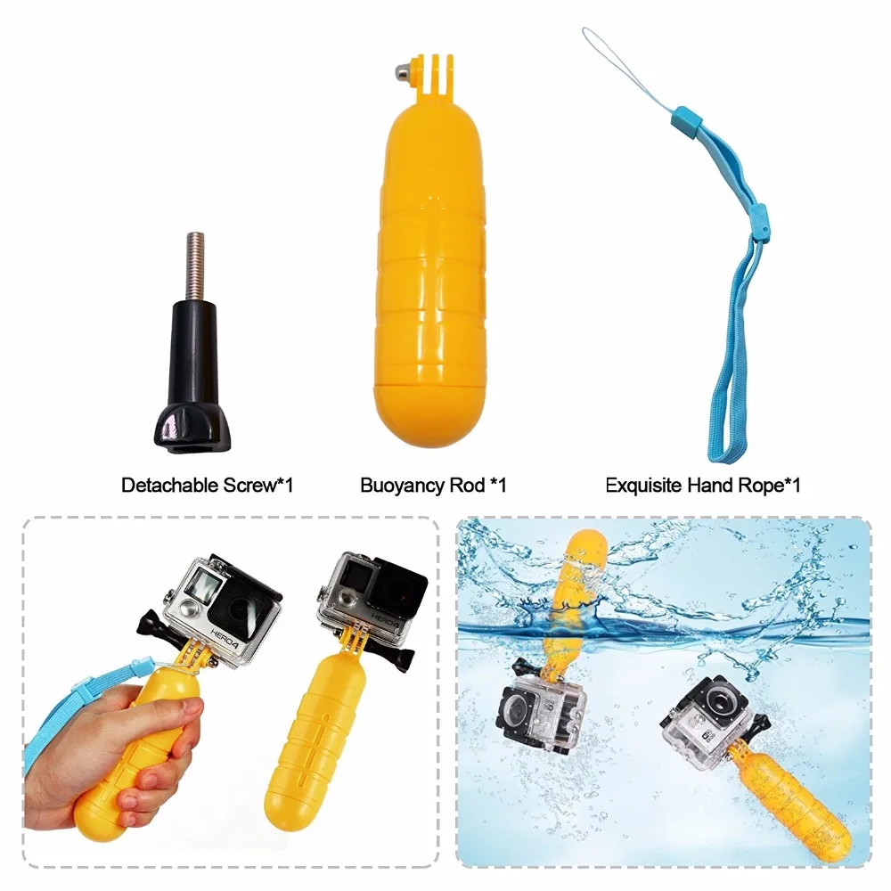 For Gopro Bobber Floating Handheld Stick Hand Grip Monopod For Gopro Hero 2 3 /3 4 SJ4000