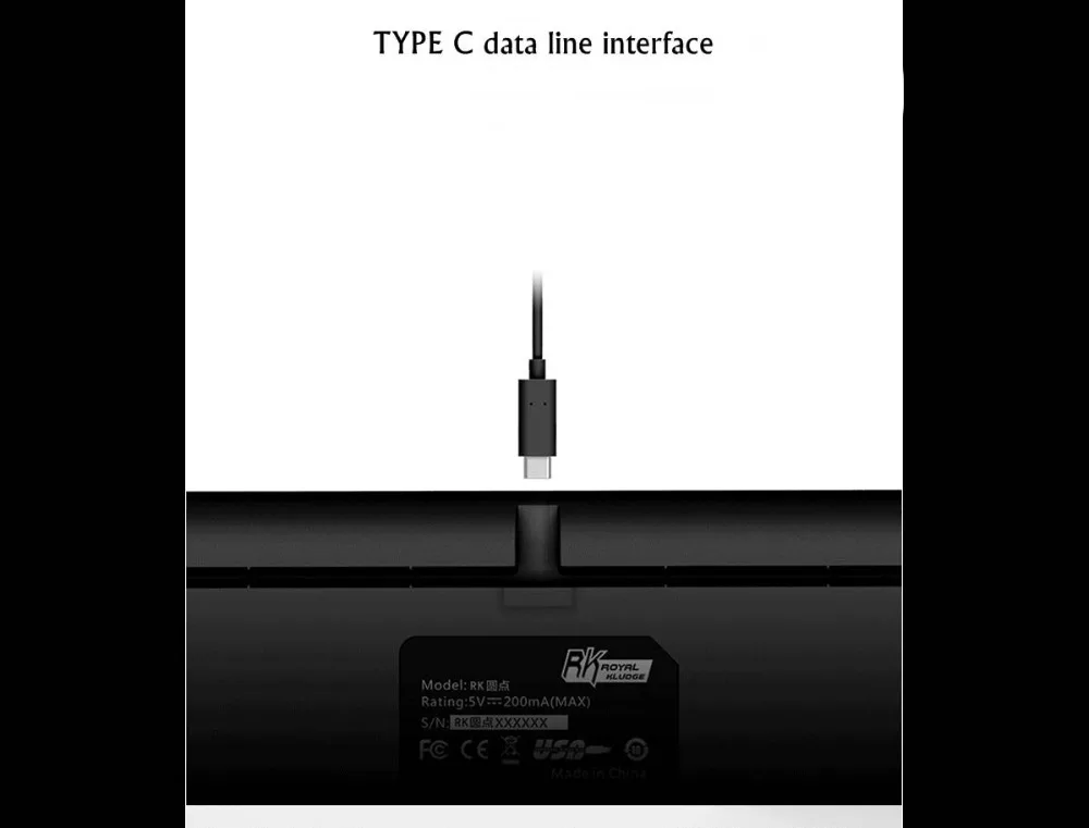 Royal Kludge RK960 Двухрежимная Проводная/Bluetooth Беспроводная механическая клавиатура Ретро круглая клавиша для настольного компьютера ноутбука планшета мобильного