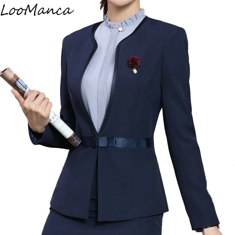 Elegant office blazers for women business blazer autumn winter ol