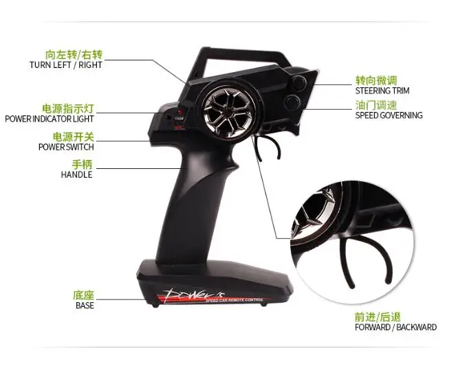 

WL 12428 12423 A959 A979 Remote control car accessories -0343 Universal upgrade speed limit remote control