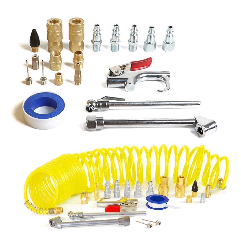 

20xAir Compressor Accessory Kit,1/4 NPT Air Tool Kit W/ 1/4x25Ft Nylon Hose R1