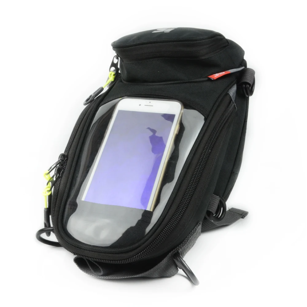 Baratos GIVI motocicleta bolsa de combustible de plástico teléfono móvil Paquete de navegación multi funcional pequeño tanque de aceite paquete magnético correas fijas