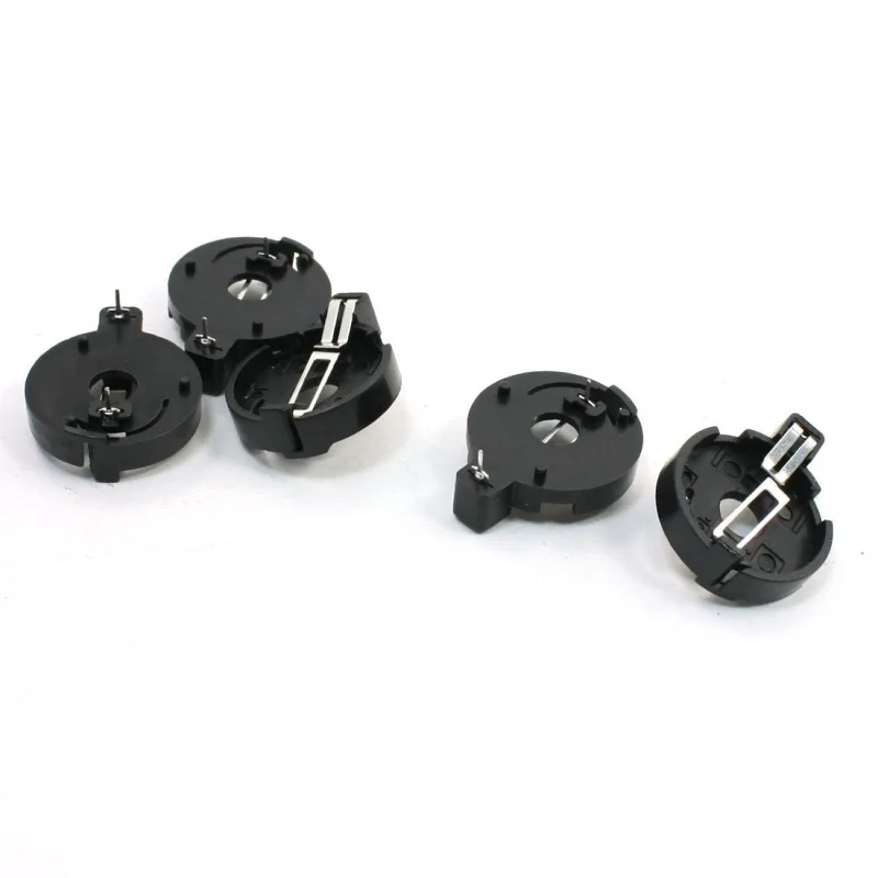 

AABB-5 pile round button, black CR / LIRr 2032 2025 2016