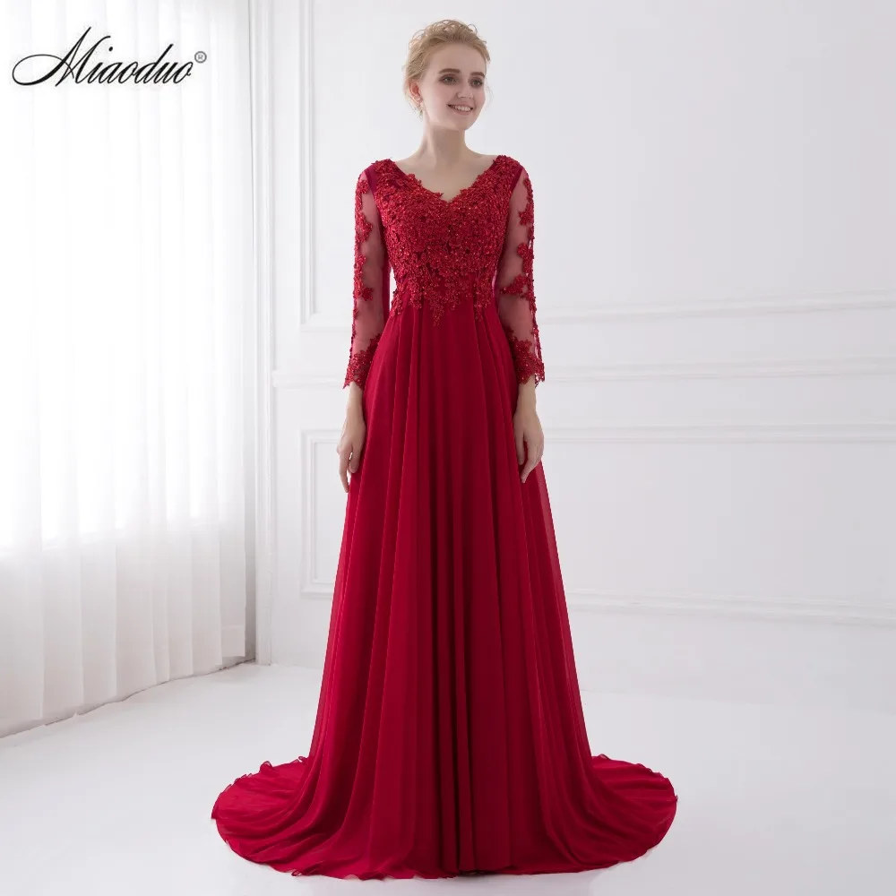 evening dress Appliques Lace New Design party dresses V Neck Straight