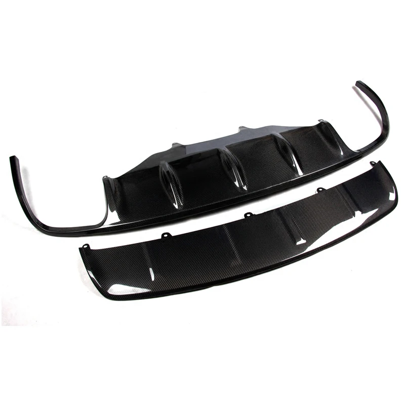 Fit For Porsche macan 2014-2019 front Rear Bumper board iffuser Bumpers Lip Protector Guard skid plate Carbon Fiber | Автомобили и