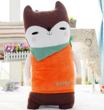 cute fox toy about 50cm creative cartoon fox plush toy , birthday gift x146